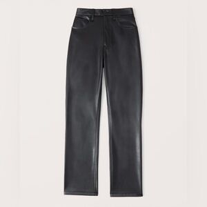 abercrombie vegan leather pants